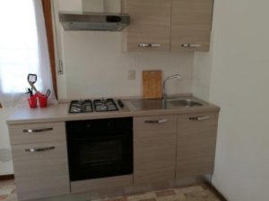 Small three-room apartment kitchen